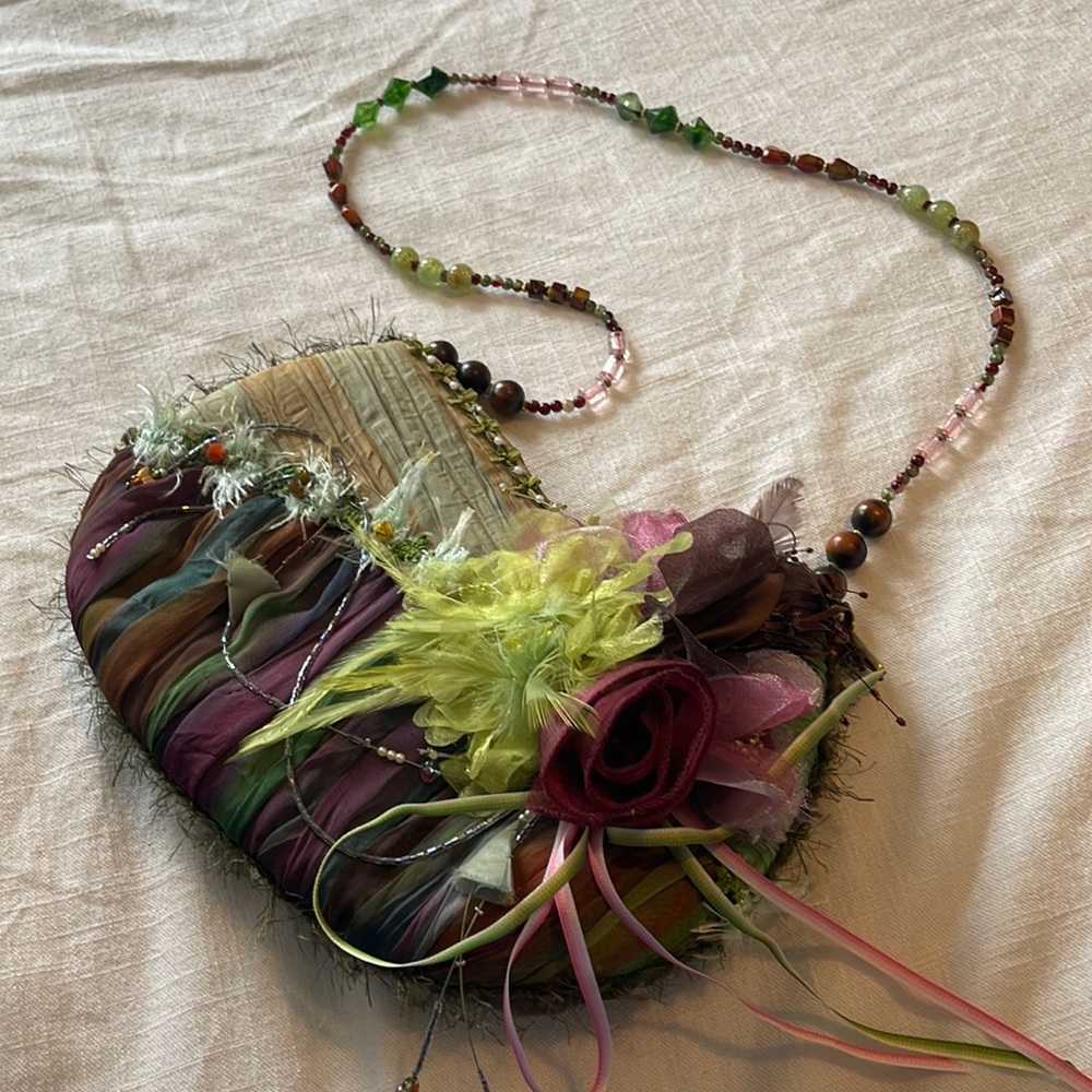Mary Frances purse floral